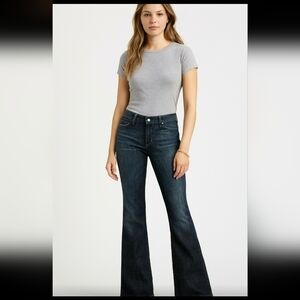 Citizens Of Humanity Womens Dark Wash Faye Wide Leg Jean 29